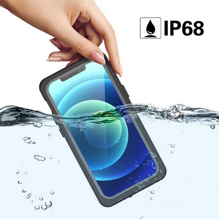 Etui D-Pro 360° Waterproof Case IP68 obudowa wodoodporna wodoszczelna pancerna do iPhone 14 Pro Max (Czarny)