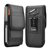 Kabura pionowa D-Pro Holster Oxford V2 etui do paska na telefon do 7.2 Cala (rozm. XXL) (Czarny)