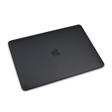 Hard Shell Case Mat Etui Macbook Pro 15 A1707/A1990 (Frosted Black)