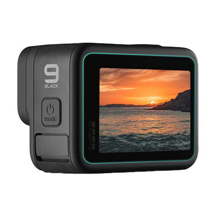 Szkło hartowane EX Pro Glass ochronne na obiektyw wyświetlacze LCD do kamer GoPro Hero 9/10/11/12 Black (3 szt.)