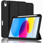 Etui D-Pro Smart Cover Case pokrowiec obudowa z klapką z uchwytem na rysik Apple Pencil / iPad Mini 6/7 (2021/2024) (Czarny)