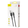 Kabel Baseus Cafule przewód mocny szybki nylonowy oplot USB-A do Lightning QC 3.0 200cm  (Czarny)