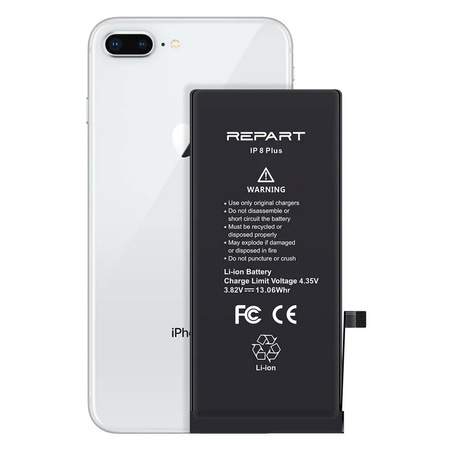 Bateria REPART Prime TI IC większa pojemność 3420mAh do Apple iPhone 8 Plus