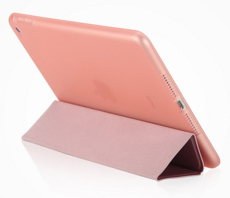 Etui D-Pro Smart Cover Case pokrowiec obudowa z klapką do Apple iPad Mini 1/2/3 (2012/2013/2014) (Różowy)