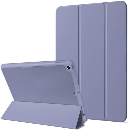 Etui D-Pro Smart Cover Case pokrowiec obudowa z klapką z uchwytem na rysik Apple Pencil / iPad Mini 4/5 (Fioletowe)