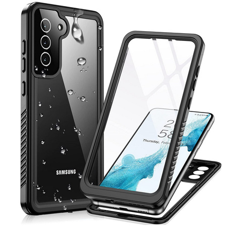 Etui D-Pro 360° Waterproof Case IP68 obudowa wodoodporna wodoszczelna pancerna do Samsung Galaxy S23 Plus (Black)