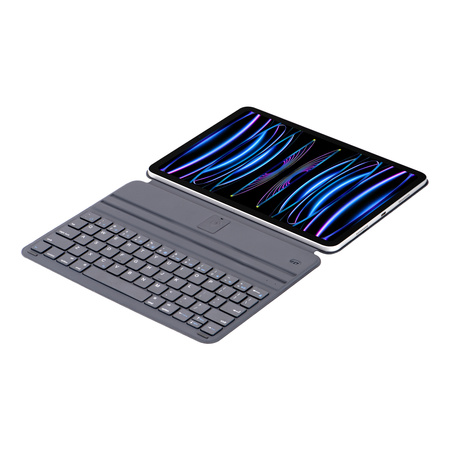 Etui Smart Cover Keyboard Folio z klawiaturą iPad Air 4 10.9" (2020) / Air 5 10.9" (2022) / Air 6 11" (2024) / Air 7 11" (2025) / Pro 11 1/2/3/4 Gen. (2018-2022) (Szary)