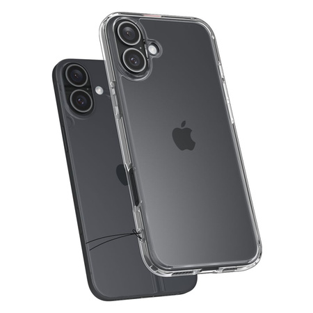 Etui Spigen Ultra Hybrid Case obudowa mocna wzmacniana iPhone 16 (Crystal Clear)