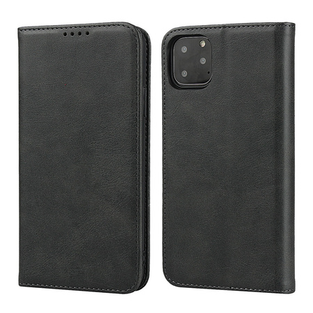 Etui D-Pro Flip Cover Wallet Case z klapką magnetyczną portfel iPhone 13 Pro Max (Czarny)