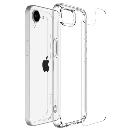 Etui Spigen Ultra Hybrid Case obudowa mocna wzmacniana iPhone 16e (Crystal Clear)