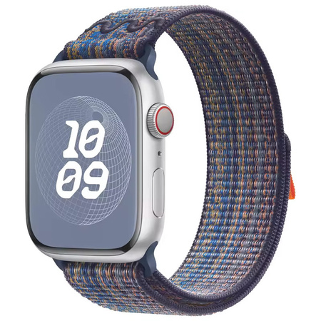 Nylonowy pasek opaska sportowa do Apple Watch 1/2/3/4/5/6/7/8/9/10/SE/Ultra 1/2 44/45/46/49mm (Niebieski)