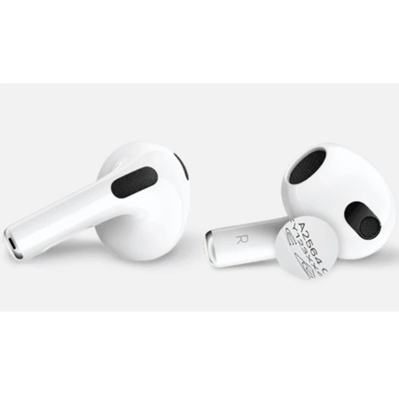 Etui D-Pro Leather Case skórzana obudowa z metalową zawieszką do Apple AirPods 3 (2021) (Czarny)