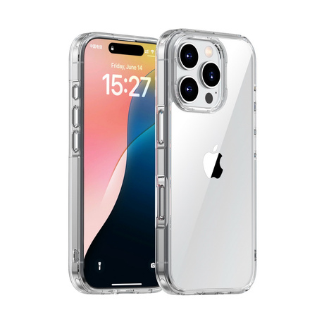 Etui D-Pro Quartz Crystal obudowa wzmacniana do iPhone 16 Pro Max (Przezroczysty)