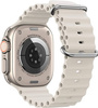 Pasek opaska sportowa D-Pro Ocean Loop do zegarka Apple Watch 1/2/3/4/5/6/7/8/SE/Ultra 42/44/45/49mm (Beżowy/kremowy)