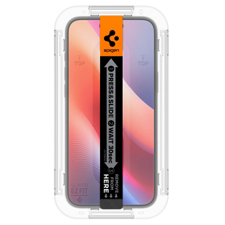 Spigen Ez-Fit Glass szkło hartowane do iPhone 15/16 (2 szt.) (Clear)