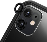 Szkło Eagle Eye Lens szybka ochronna z metalową ramką na tylną kamerę aparat do iPhone 11/11 Pro/11 Pro Max/12 mini/12/12 Pro (1 szt.) (Black)