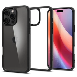 Etui Spigen Ultra Hybrid Case obudowa mocna wzmacniana iPhone 16 Pro (Matte Black)