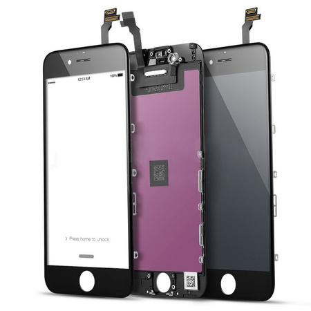 Wyświetlacz LCD ekran dotyk digitizer do Apple iPhone 6 (HQ) (Czarny)