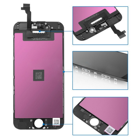 Wyświetlacz LCD ekran dotyk digitizer do Apple iPhone 6 (HQ) (Czarny)