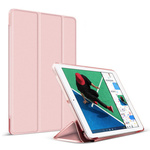 Etui D-Pro Smart Cover Case pokrowiec obudowa z klapką na tablet Apple iPad 5/6 9.7" 2017/2018 / Air 1/2 (Różowy)