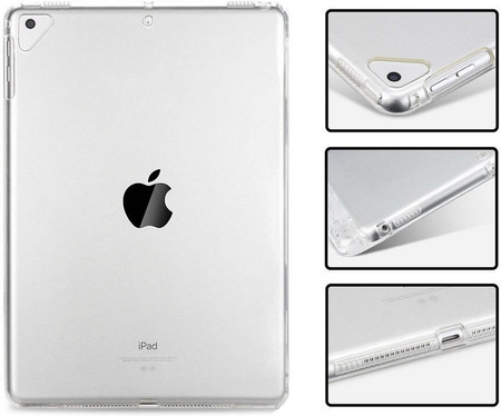 Etui D-Pro TPU Case pokrowiec obudowa silikonowa do Apple iPad Mini 1/2/3/4/5 (2012/2013/2014/2015/2019) (Przezroczysty)