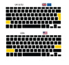 Nakładka osłona silikonowa na klawiaturę laptopa Apple MacBook Air 13 (A2179/A2337 M1) (Layout EU PL) (Przezroczysta)