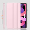 Etui D-Pro Smart Cover Case pokrowiec obudowa z klapką z uchwytem na rysik Apple Pencil / iPad Pro 11 2018 / Air 4 10.9" 2020 / Air 5 10.9" 2022 / Air 6 11" 2024 / Air 7 11" 2025 (Różowe)