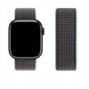 Nylonowy pasek opaska do Apple Watch 1/2/3/4/5/6/7/8/9/SE 38/40/41mm (Szary/ wielobarwny)