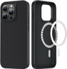 Etui Carbon Kevlar Case magnetyczne mocna obudowa do MagSafe iPhone 13 Pro