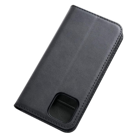 Etui D-Pro Flip Cover Wallet Case z klapką magnetyczną portfel iPhone 13 Pro Max (Czarny)