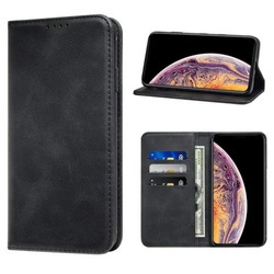 Etui D-Pro Flip Cover Wallet Case z klapką magnetyczną portfel iPhone 13 Pro Max (Czarny)