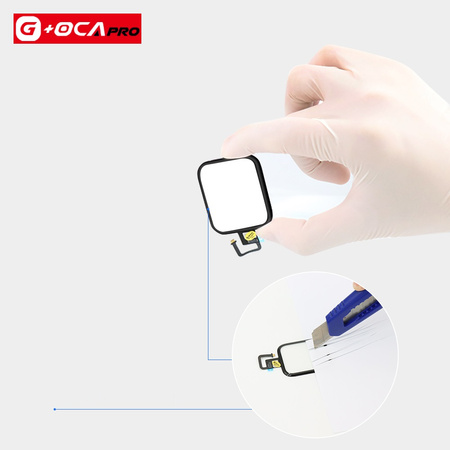 G+OCA Pro Digitizer szyba dotyk OCA regeneracja Apple Watch 5/SE/SE2 40mm (Original Touch Quality)