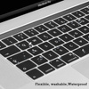 Nakładka osłona silikonowa na klawiaturę laptopa Apple MacBook Air 13 (A2179/A2337 M1) (Layout USA) (Czarna)