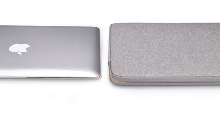 Torba pokrowiec etui na laptopa Oxford Canvas Sleeve dla MacBook Air Pro 13 14 M1 M2 HP (Gray)