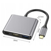 Adapter Hub 3w1 USB-C do HDMI 4K USB 3.0 MacBook (Space Gray)