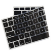 Nakładka osłona silikonowa na klawiaturę laptopa Apple MacBook Air 13 A1369 A1466 / MacBook Pro 13 A1286 A1425 A1502 / Pro 15 A1286 A1398 (Layout EU PL) (Black)