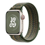 Nylonowy pasek opaska sportowa do Apple Watch 1/2/3/4/5/6/7/8/9/10/SE/Ultra 1/2 44/45/46/49mm (Zielony)