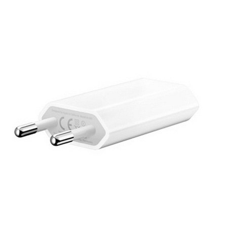 Ładowarka Sieciowa Zasilacz USB 5W 1A iPhone / iPod / Apple Watch (White)