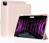 Etui D-Pro Smart Cover Case pokrowiec obudowa z klapką z uchwytem na rysiki  iPad Air 13 M2 6 Gen. 2024 (Różowy)