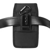 Kabura pionowa D-Pro Holster Oxford V2 etui do paska na telefon do 7.2 Cala (rozm. XXL) (Czarny)