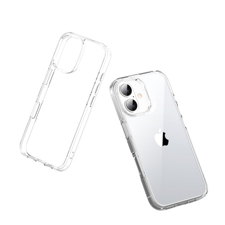 Etui D-Pro Quartz Crystal obudowa wzmacniana do iPhone 16 Plus (Przezroczysty)