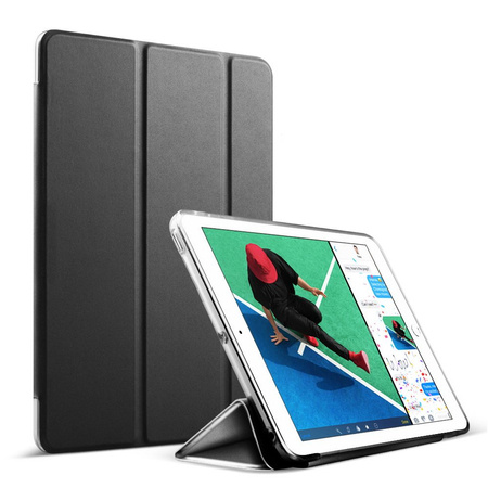 Etui D-Pro Smart Cover Case pokrowiec obudowa z klapką do Apple iPad Mini 4/5 (2015/2019) (Czarny)