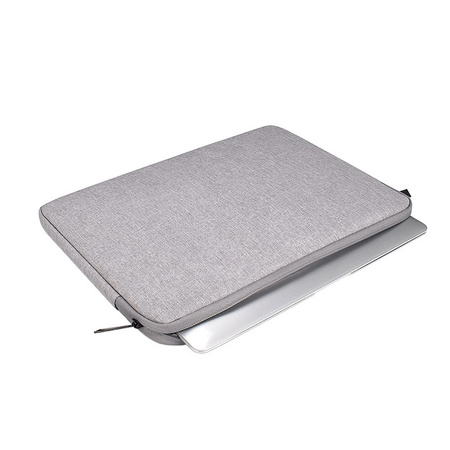 Torba D-Pro Oxford Canvas Sleeve etui futerał pokrowiec do laptopa Dell HP Lenovo Apple MacBook 13-14" (Jasny Szary)