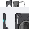 D-Pro 360 Armor Strap Case etui pancerne z uchwytem na rękę i paskiem na ramię do Samsung Galaxy Tab S7 Plus / S8 Plus / S7 FE / S9 FE Plus 12.4"