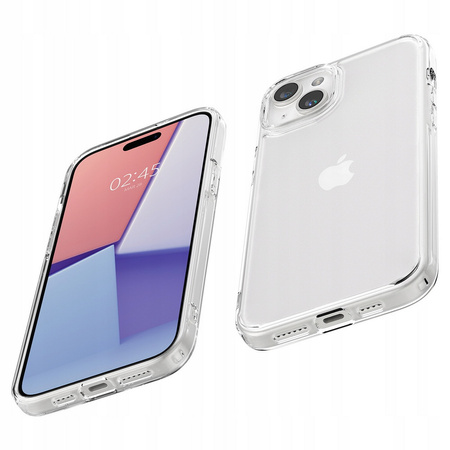 Etui Spigen Ultra Hybrid Case obudowa mocna wzmacniana iPhone 15 (Crystal Clear)