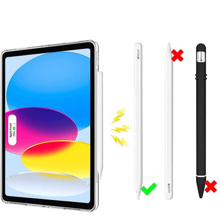 Etui D-Pro TPU Case obudowa pokrowiec futerał silikonowy Apple iPad 10.9" 10 gen. (2022) (Przezroczysty)