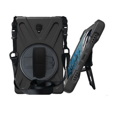 D-Pro 360 Armor Strap Case etui pancerne z uchwytem na rękę i paskiem na ramię Samsung Galaxy Tab A 9.7" T550 T555