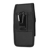 Kabura pionowa D-Pro Holster Oxford V2 etui do paska na telefon do 7.2 Cala (rozm. XXL) (Czarny)