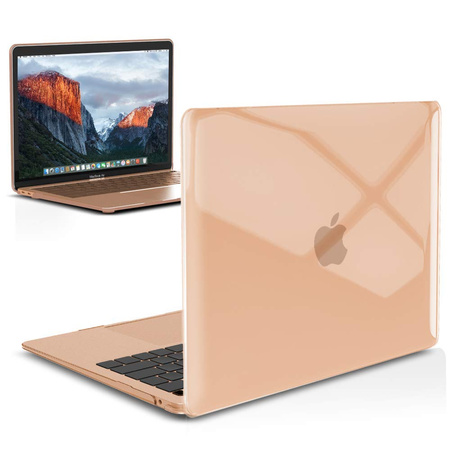 Etui Hard Case obudowa do laptopa Apple MacBook Air 13 (A1932 / A2179 / A2337 M1) 2018 2019 2020 (Crystal Clear - Przezroczysta)