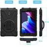 D-Pro 360 Armor Strap Case etui pancerne z uchwytem na rękę i paskiem na ramię do Samsung Galaxy Tab Active 3 (T570/T575/T577) 2020 / Tab Active 5 (X300/X306B) 2024